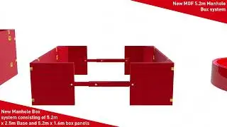 MGF | 5 2m Manhole Box | Product Animation