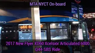 MTA NYCT: 2017 NFI XD60 Xcelsior Articulated 6000 Q44-SBS Ride