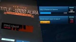 How to Unlock The *SECRET* Aura Reward in Rocket League! | ALL Aura Challenges Tutorial