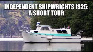 Tour of Independent Shipwrights IS25 diesel pocket trawler Kittywake
