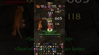 Reckoning Paladin vs R14 Hunter  #wowclassic #worldofwarcraft #classicwow
