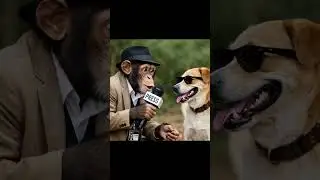 monkey and dog ka funny interview😂