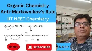 Anti- markovnikov's Rule# Alkene#Organic Chemistry||IIT NEET Chemistry #Class 11,12