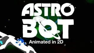 Astro Bot Animated in 2D
