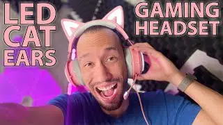 SOMiC GS510 Cat Ears Gaming Headset (Pink)