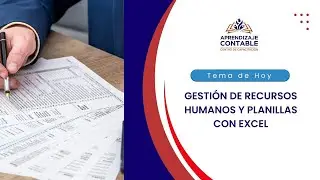 GESTI&Oacute;N DE RECURSOS HUMANOS Y PLANILLAS CON EXCEL