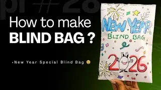 Let&rsquo;s make a blind bag together 😃😇 / New Year Special Blind Bag 🛍️ / Barbie Craft World