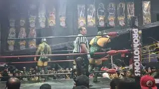Dragon Bane y Alpha Wolf vs Flamita y Galeno del Mal 
