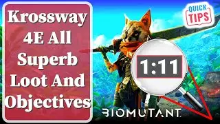 Biomutant - Krossway 4E All Superb Loot And Objectives