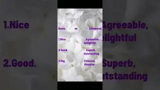 Basic vs advanced vocabulary words 🔥🔥#shorts #learnsmartly 😊😊