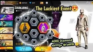 Dark Ring Event Complete ആക്കിയാലോ 😍 Luck ഉണ്ട് കേട്ടോ 😁 #freefire #ffkyc #freefiremalayalam