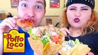 El Pollo Loco With Wendy's Eating Show • MUKBANG
