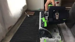 Festool TSC 55 Li 5,2 REB-Set-FS подгонка доски.