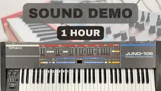 Roland Juno-106 &ndash; 1 Hour Synth Exploration | Sound Demo