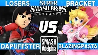 Smash Ultimate - Dapuffster (Brawler) vs BlazingPasta (Peach) - SDA Ultimate Losers Bracket