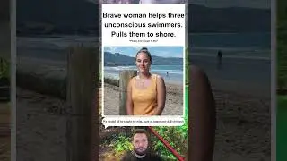 Heroic Woman Saves 2 Drowning Strangers from Ocean in Australia 🌊💪