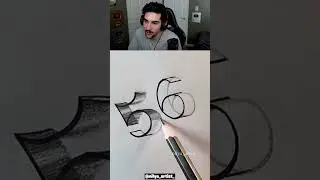 Как рисовать 3D-цифры! 🤯