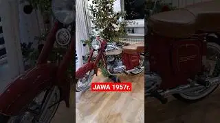 SUPER JAWA 1957r model 355 125cm&sup3; etz mz BMW emw ryś kot #ddr #mz #jawa #prl #motocykle #moto4fun