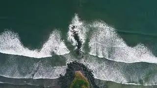 Beach - Sea - Waves - Ocean - No Copyright Video 4k #djimini2