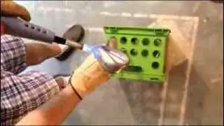 Hot Blue Torching A Wedge