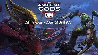 Doom Eternal DLC trailer Alienware AW3420DW ultrawide gamescom