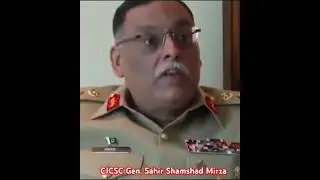 CJCSC Gen. Sahir Shamshad Mirza Outlines Pakistan&rsquo;s Defense Posture and Vision #news #pakistan #army
