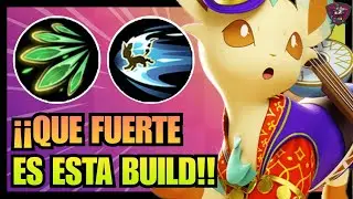 QUR FUERTE ES ESTA BUILD DE LEAFEON🥵MEJORES OBJETOS Y MEDALLAS⭐BUILD LEAFEON POKEMON UNITE
