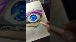 Shiva's art X Gojo eye #art #music #drawing #shorts
