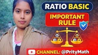 Ratio Basic from Scratch 🔥 | All Important Rules | Class 5&ndash;8 | Pritymath