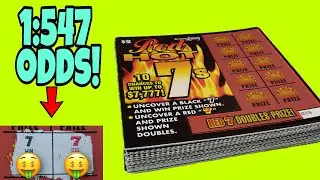 BIG WIN + PROFIT🔴 45X $2 RED HOT 7'S - ARIZONA LOTTERY SCRATCH OFF TICKETS