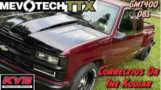 Heavy Duty Tie Rod Ends On A Budget! Unboxing Mevotech TTX's, KYB Drop Shock, And New Tires Mounted.