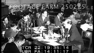 HUAC Hearing: Robert Taylor; Howard Rushmore; Morrie Ryskind 250225-03 | Footage Farm