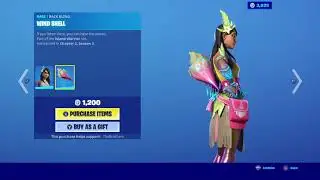 *NEW* WIND SHELL BACK BLING IN FORTNITE! (KALIA SKIN SET)