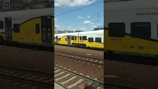 Pociąg KD 48WEc-040d wjechał na stację Leszno jako przejazd techniczny z okazji air show w Lesznie