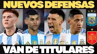 CONFIRMADO NUEVA GRÁN DEFENSA TITULAR DE ARGENTINA VS ESPAÑA BOMBAZOS JUGADORES SCALONI LO ANUNCIÓ