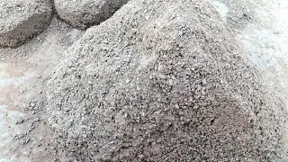 ASMR|| Big Chunks & Shapes Crispy Crunchy Pure Concrete Floor Crumbling 🤤