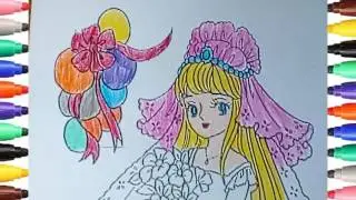 free cinderella coloring pages | Drawing and Coloring Disney Princess Coloring Page for Kids