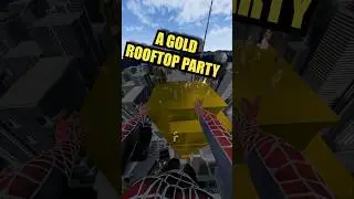 ЗОЛОТАЯ ВЕЧЕРИНКА НА КРЫШЕ Spider-Man VR 🎉 #vr #виртуальнаяреальность #человекпаук #игры