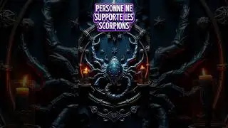 Personne ne supporte les scorpions et voici pourquoi. #astrologie #zodiaque #horoscope #signes