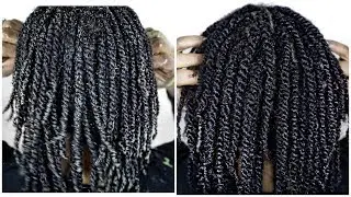 Wash Day Routine | Washing Hair in Twist | 4A 4B 4C | No chemical Hair Challenge | JumieAnne