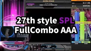 【beatmania IIDX INFINITAS】27th style SPL MIRROR FullCombo AAA