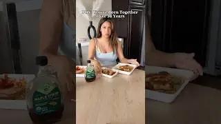 Priorities change 😂At this point protecting her food over her phone is more important #couplecomedy