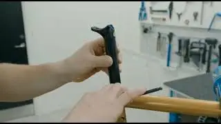 MPU24011 - installation of seat guts to saddle + seat post + seat clamp 