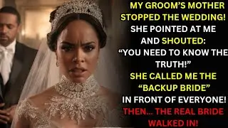 My Groom’s Mother Stopped the Wedding & Called Me a [“Backup Bride” ]on the Mic
