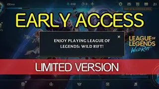 EARLY ACCESS | League of Legends Wild Rift Mobile - Basic Tutorial