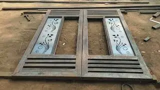 trending pipe gate design ..lezar cutting chadar gate design 👍👍