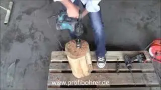 HowTo Schlangenbohrer verwenden mit Vorbohren