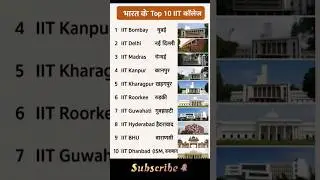 Top 10 IIT Colleges in India 2025 &ndash; Best IIT Ranking List #iit