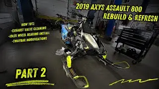 Axys Assault 800 Pre-season refresh part 2: Exhaust valve cleaning, idler bearings & sway bar tricks