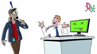 Whiteboard animation - Explainer video - Working in an office - Doodle Video UK